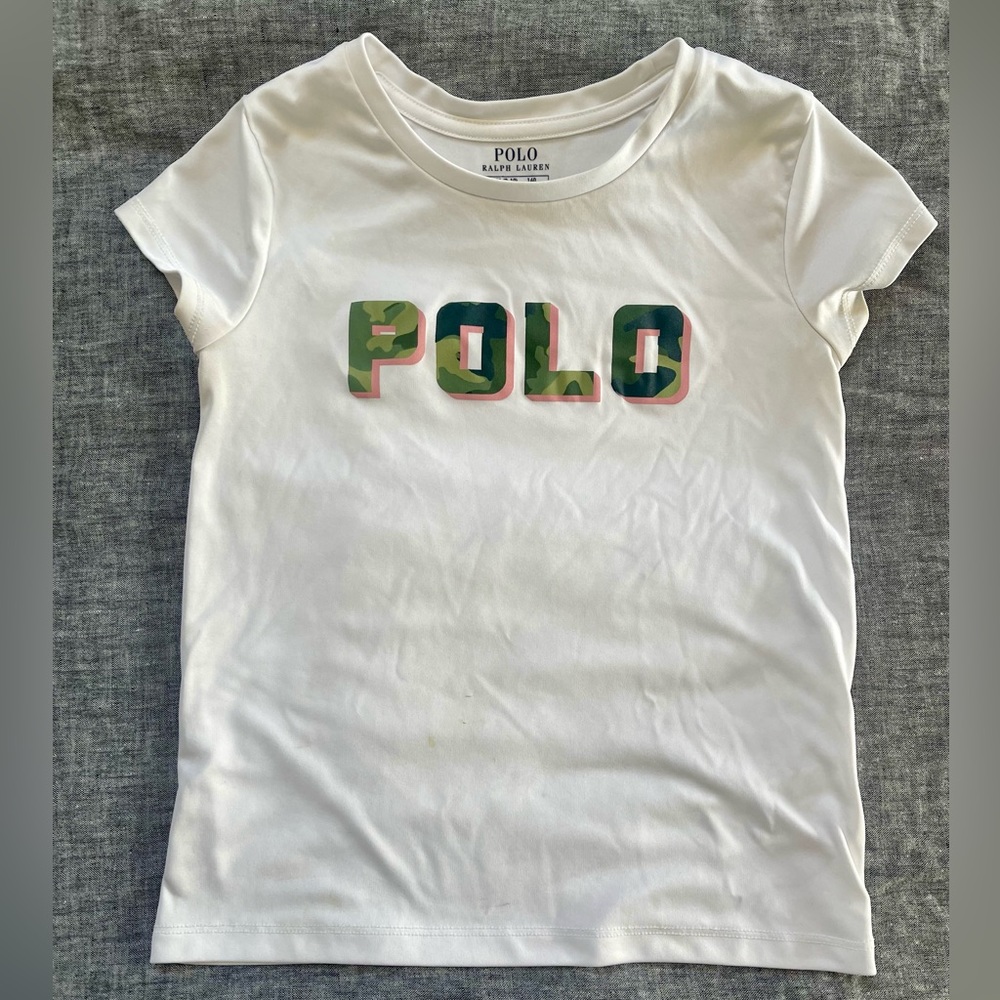 Girls Polo Ralph Lauren Tshirt. Size 8-10